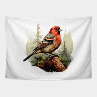 Finch Bird Tapestry