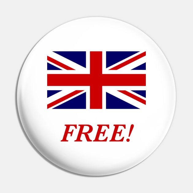 Britain Free Pin by davidroland