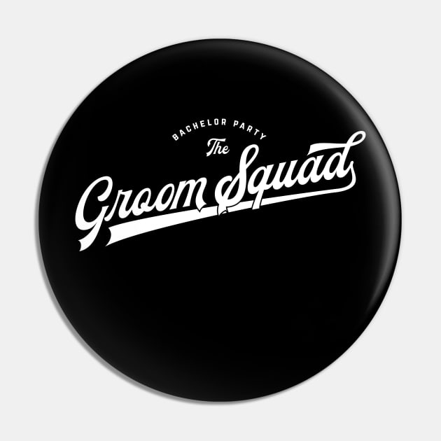 Bachelor Party Baseball Softball Style - Groom Squad Pin by emmjott