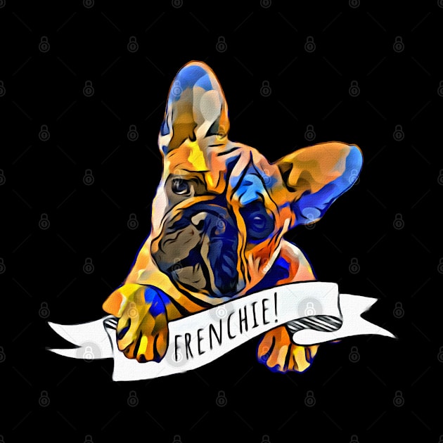 French bulldog, Frenchie 25 by Collagedream