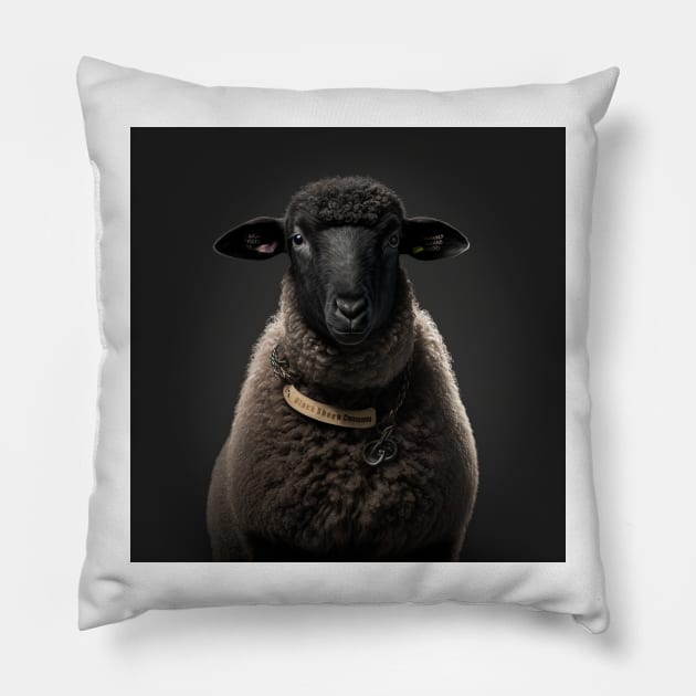The Black Sheep Pillow by baseCompass