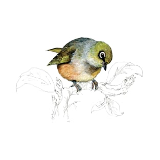 Sylvereye bird of New Zealand T-Shirt