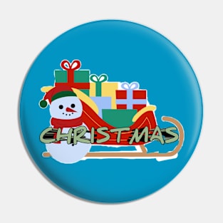 Christmas Holiday Pin