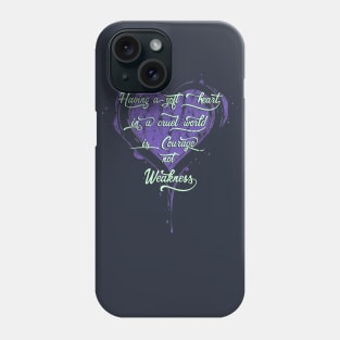 Soft Heart (non violent mint) Phone Case