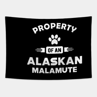 Alaskan Malamute - Property of an alaskan malamute Tapestry