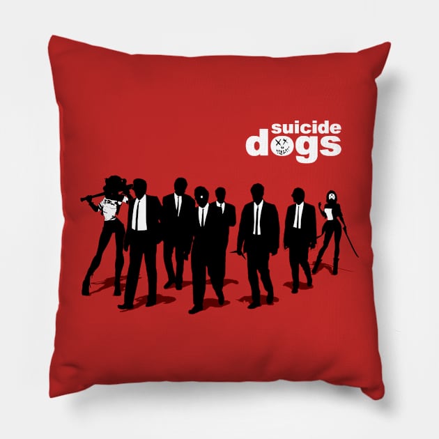 Suicide Dogs Pillow by EagleFlyFree