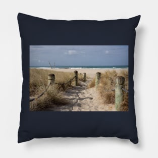 Beach Path. Pillow