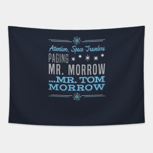 Paging Mr. Morrow Tapestry