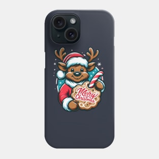 Merry Christmoose Moose Christmas 2024 Phone Case