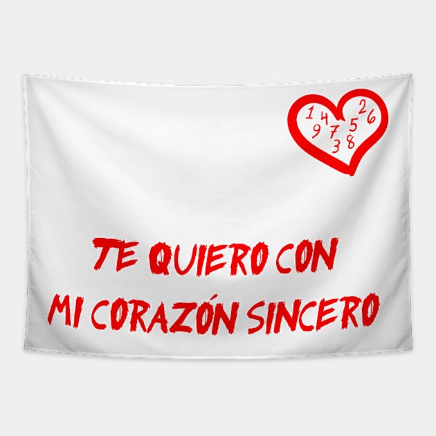 Corazon sincero Tapestry by EagleFlyFree