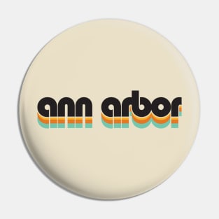 Ann Arbor Retro Throwback Pin