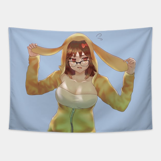 Bunny Sweatshirt Jinako Carigiri- Fate Series Tapestry by Lilynee-