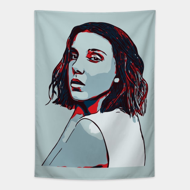 Millie bobby brown. Tapestry by Morishasha