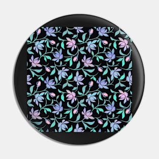 Magnolia Flower Pattern Pin