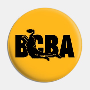 BCBA LARGE LOGO BLACK Pin