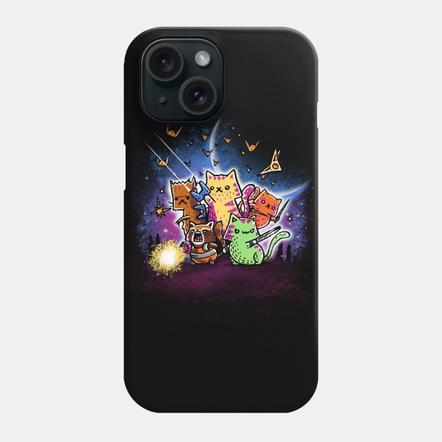 Pawdians of the Galaxy Phone Case by Walmazan