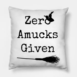 Zero Amucks Given Pillow