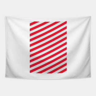 Liverpool Red and Yellow  Angled Stripes Tapestry