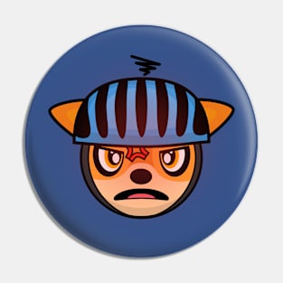 Angry Cyclist Deer Doris Pin