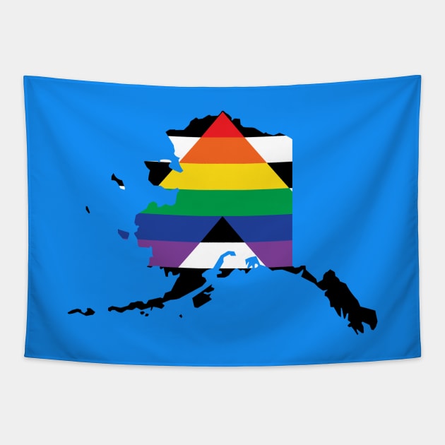 Alaska Ally Pride Tapestry by littleSamantics