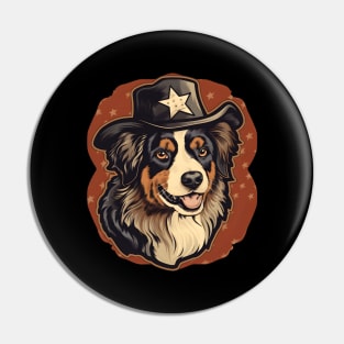 Australian Shepherd 4th of July Pin