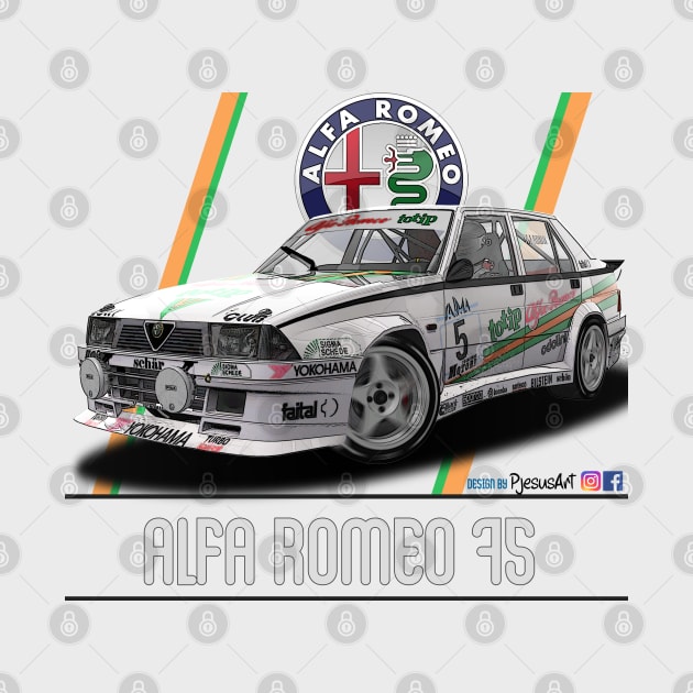 Alfa Romeo 75 five by PjesusArt