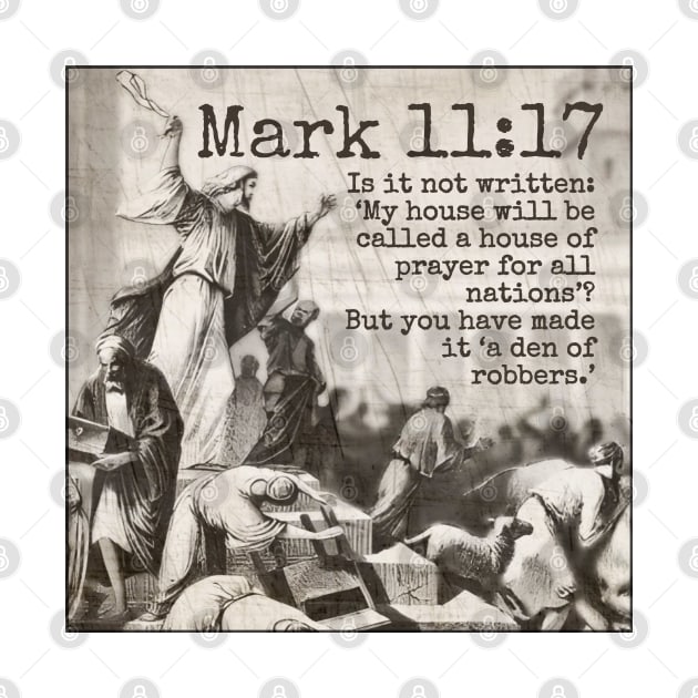 Mark 11:17 by Bible Verses by Deb