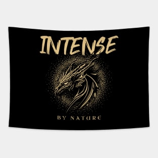 Intense By Nature Quote Motivational Inspirational Tapestry