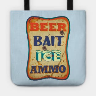 Beer, bait, ice, ammo Tote