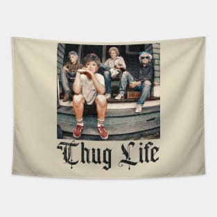 GOLDEN THUG LIFE BLAK Tapestry