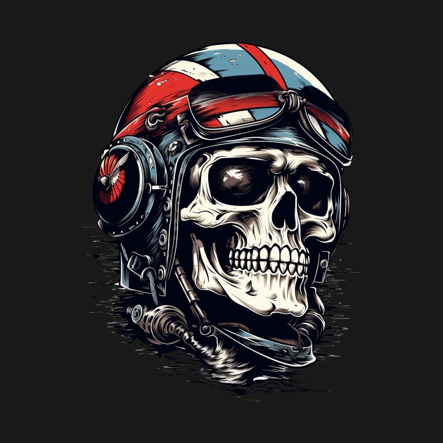 Skull Pilot by DavidLoblaw