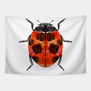 Ladybird Rose Pattern Tapestry