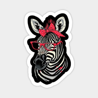 Zebra Stripe Semiotics Magnet