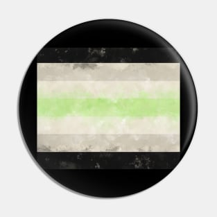 Agender Pride Flag - Water color Pin