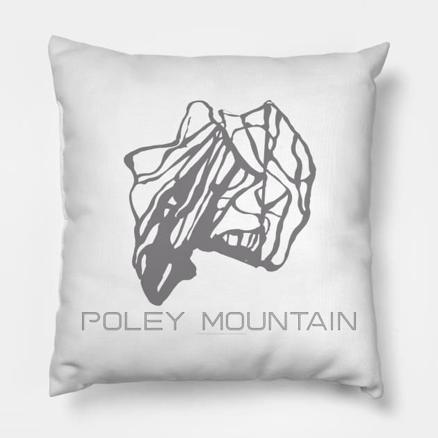 Polley Mountain Resort 3D Pillow by Mapsynergy