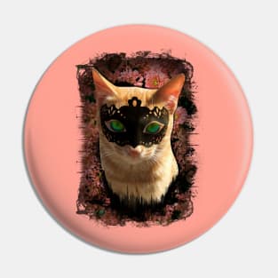 Cat Illustration Pin