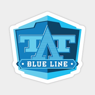 Tomorrowland Transit Authority PeopleMover Blue Line Magnet