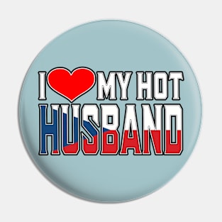 I Love My Hot Czech Husband Pin