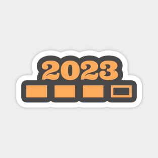 2023 new year t-shirt with progress bar Magnet