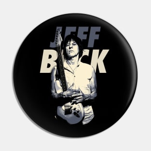 Rock Guitarist Jeff Beck Pin