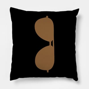 brown shades Pillow