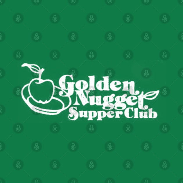 Golden Nugget Supper Club T Shirt | Vintage Durham North Carolina by Contentarama