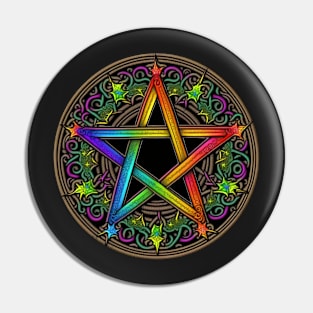 A Magical Pentacle Pin