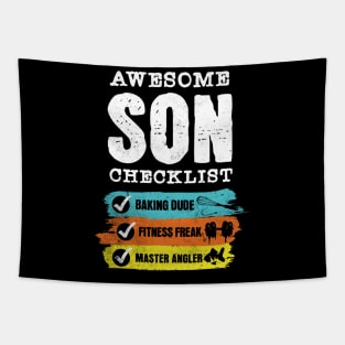 Awesome son checklist Tapestry