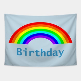 Birthday Rainbow Tapestry