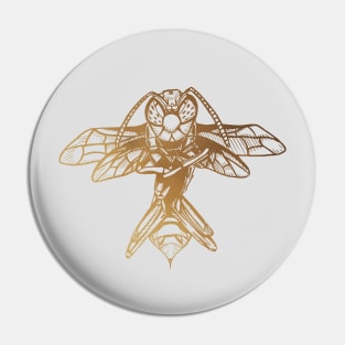 Golden Hornet Pin