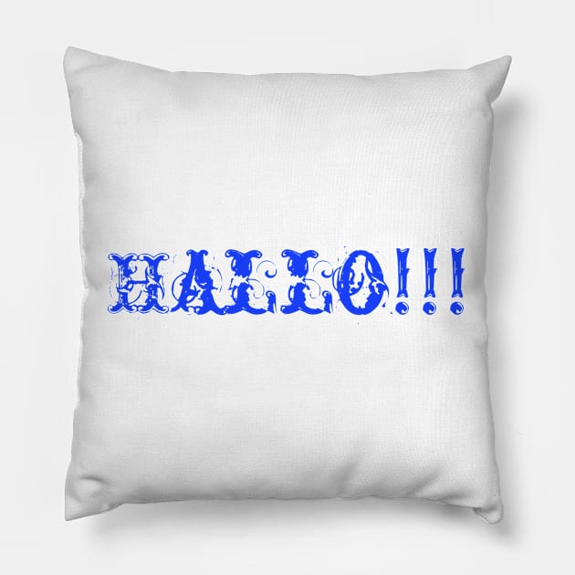 Hallo Pillow by Taadita