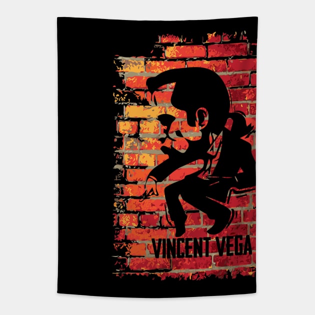 Vincent Vega - Pulp Fiction Tapestry by CAUTODIPELO