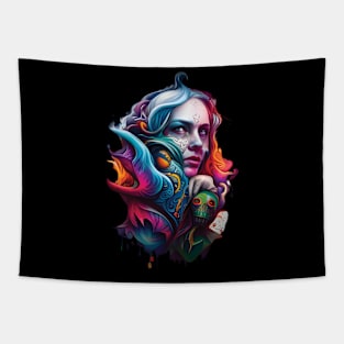 tattoo design Tapestry