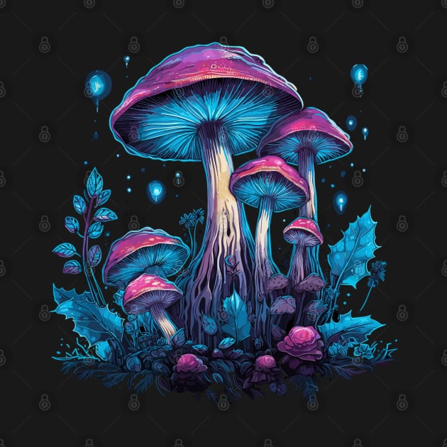 Cottagecore Goth Fairycore Mushroom Men Women Mushroom by KsuAnn